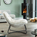 Merced Fabric Accent Chair | Brown