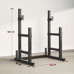 SPORTNOW Adjustable Squat Rack, Barbell Rack Stand, Max Load 300kg