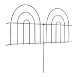 Breeins 10pcs Decorative Metal Garden Fences