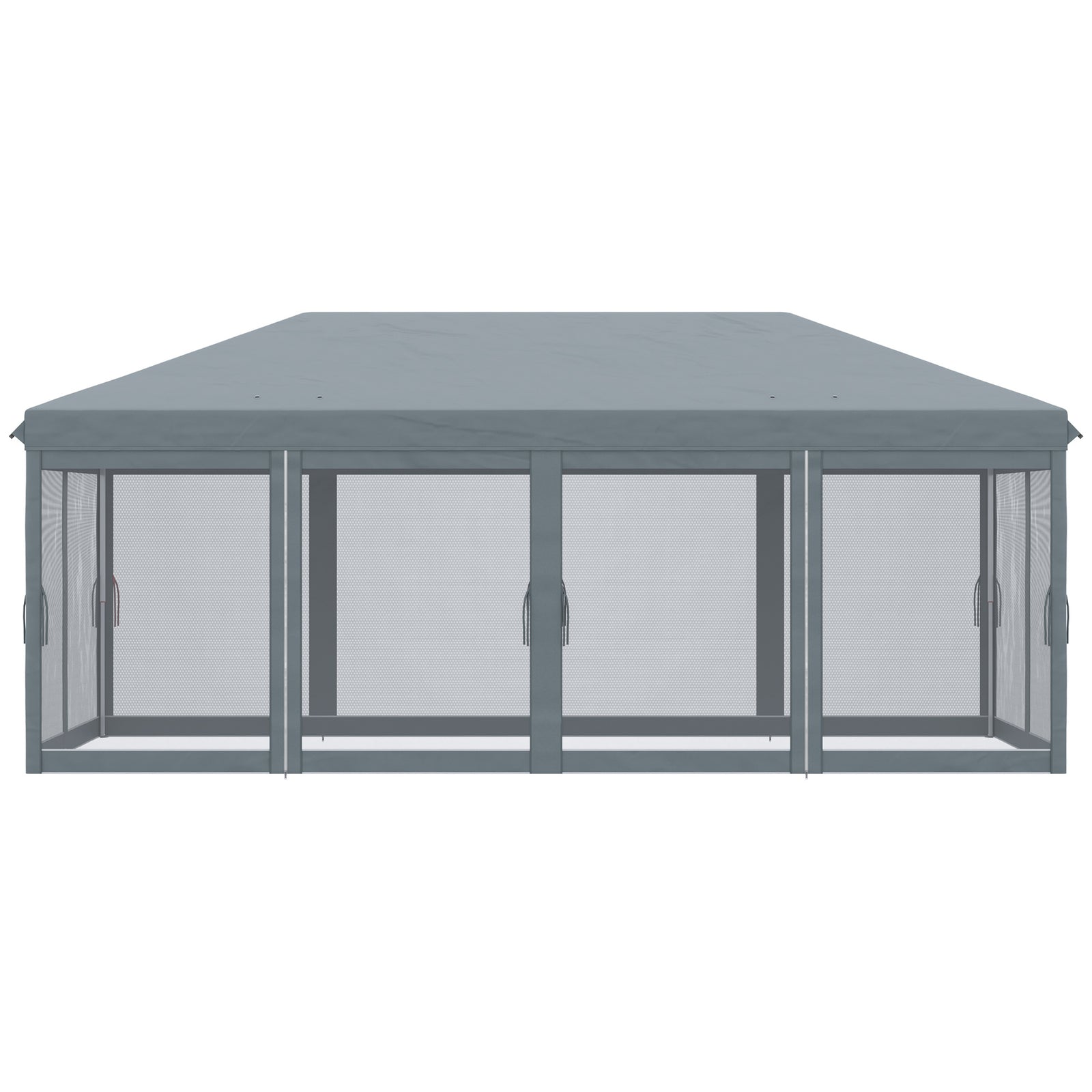 6 X 3m Pop Up Party Tent Canopy With 6 Removable Sidewalls
