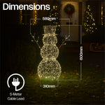 Xmas Haus 58cm Floor-mounted Led Christmas Holiday Festive Snowman