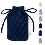 Diamond Hot Water Bottle - Navy