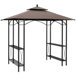 Outsunny 2.5x1.5m Bbq Tent Canopy Patio Outdoor Gazebo Sun Shelter
