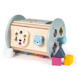 Wooden Rolling Activity Centre, 4 Sided Activity Toy