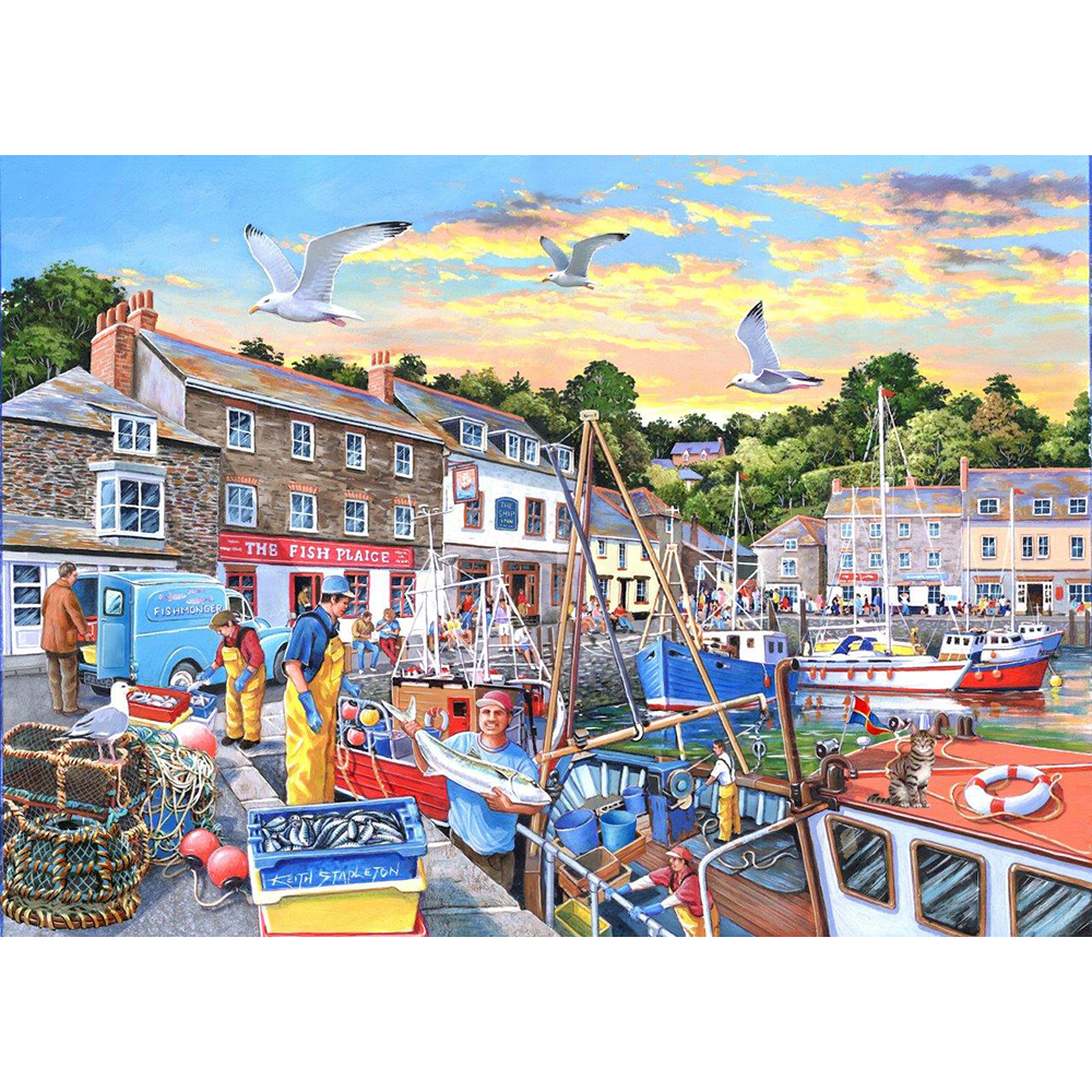No. 26 - Catch Of The Day - 1000 Piece Jigsaw Puzzle For Adults