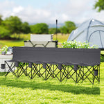 6 Seater Folding Bench Camping Chair W/ Cup Holder
