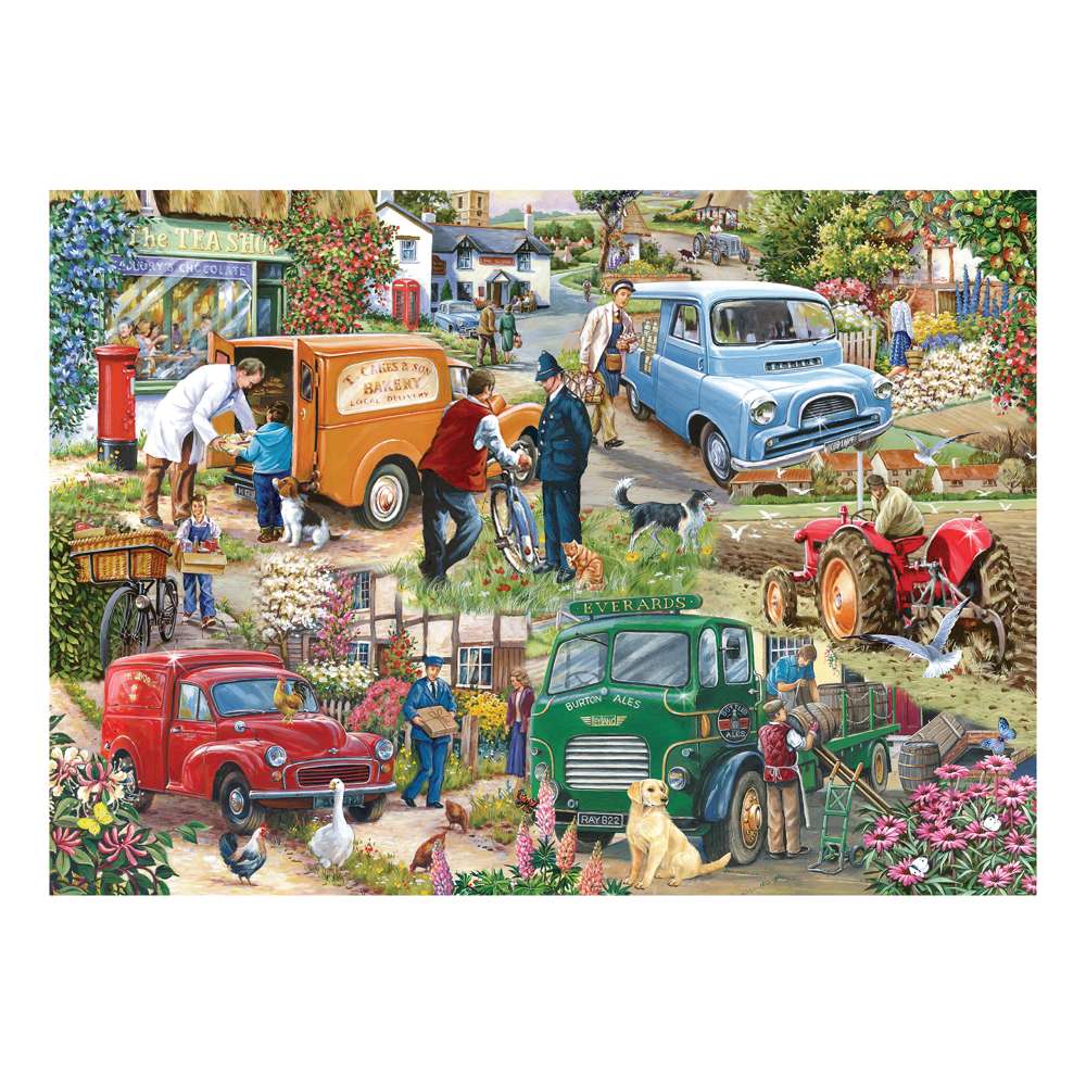 Whistle While You Work Big 500 Piece Jigsaw Puzzle