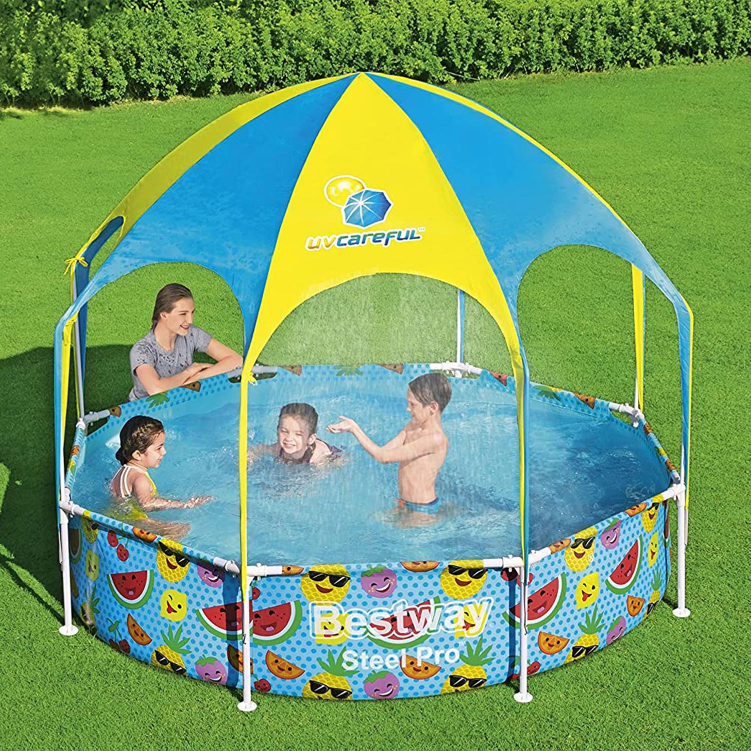 Steel Pro Uv Careful 8' X 20"/2.44m X 51cm Splash-in-shade Play Pool