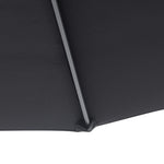 3m Cantilever Parasol Banana Umbrella, Black