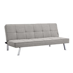 Click Clack Linen Blend Sofa Bed - 3 Seater | Grey