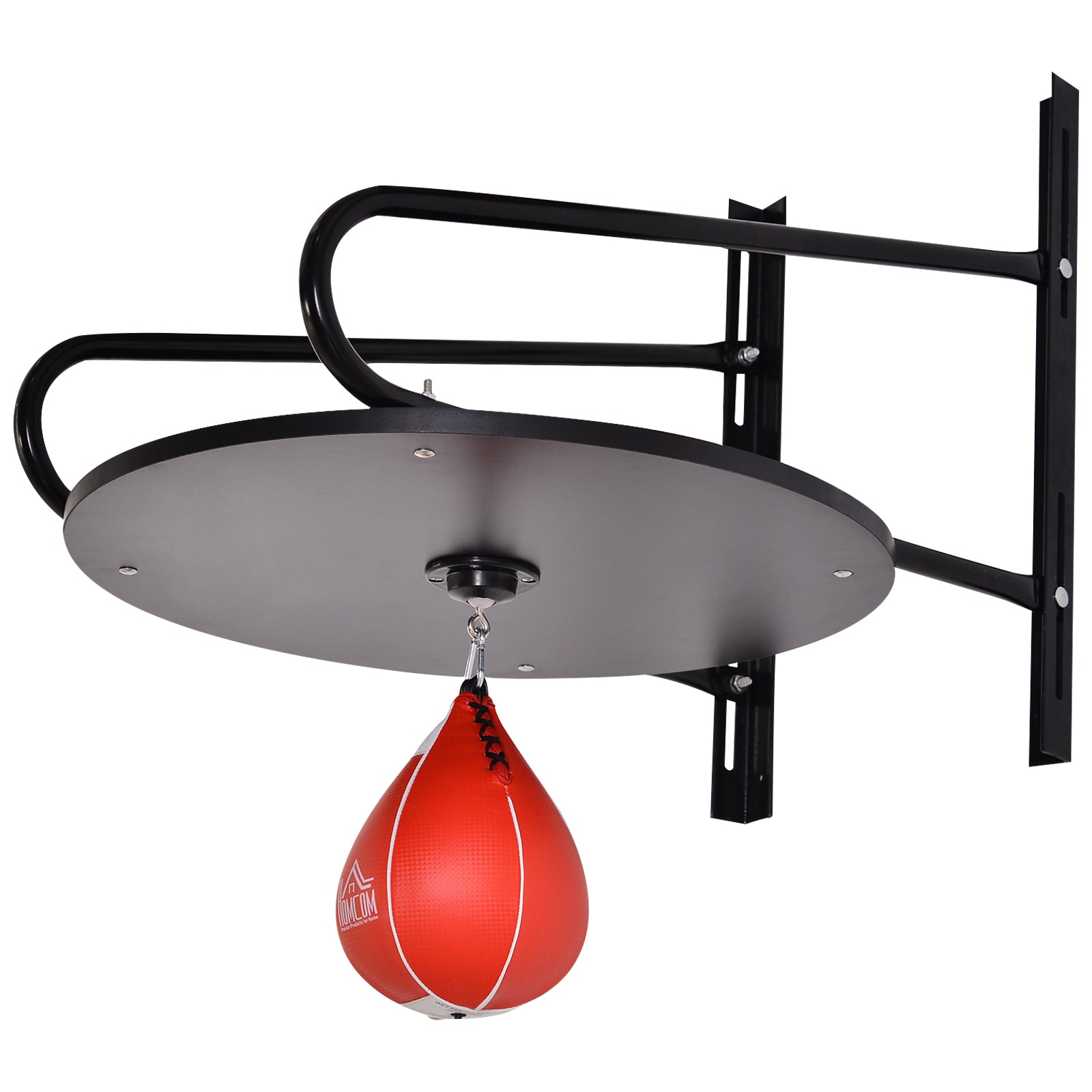 Wall-mounted Speedball Boxing Platform Set | Black