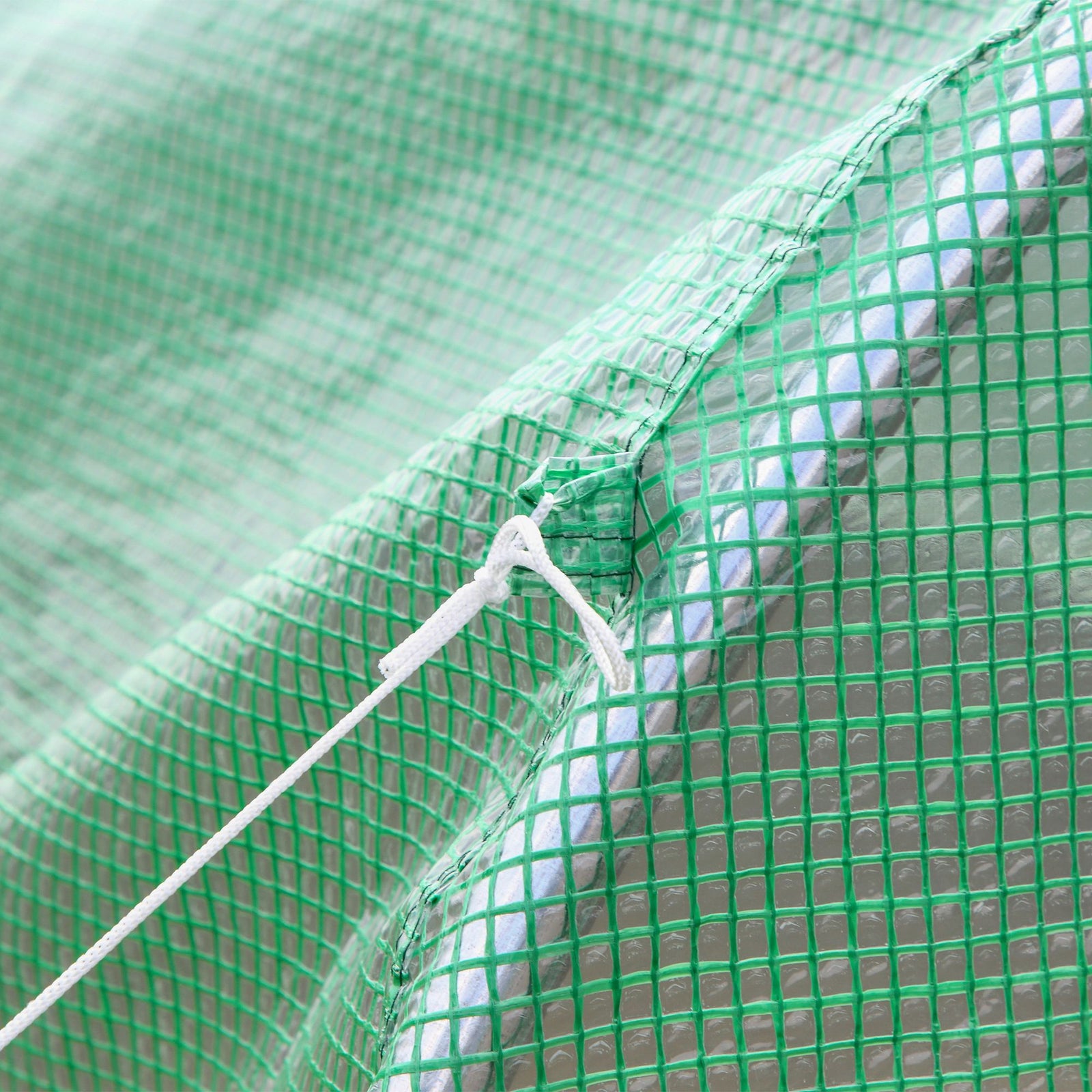Walk-in Polytunnel Greenhouse 3.5x2m - Green