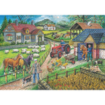 Barley Mow Farm - Big 250 Piece Jigsaw Puzzle For Adults & Kids, With Extra Large Pieces