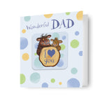 Dad Father's Day Card With Detachable Coaster Official Product