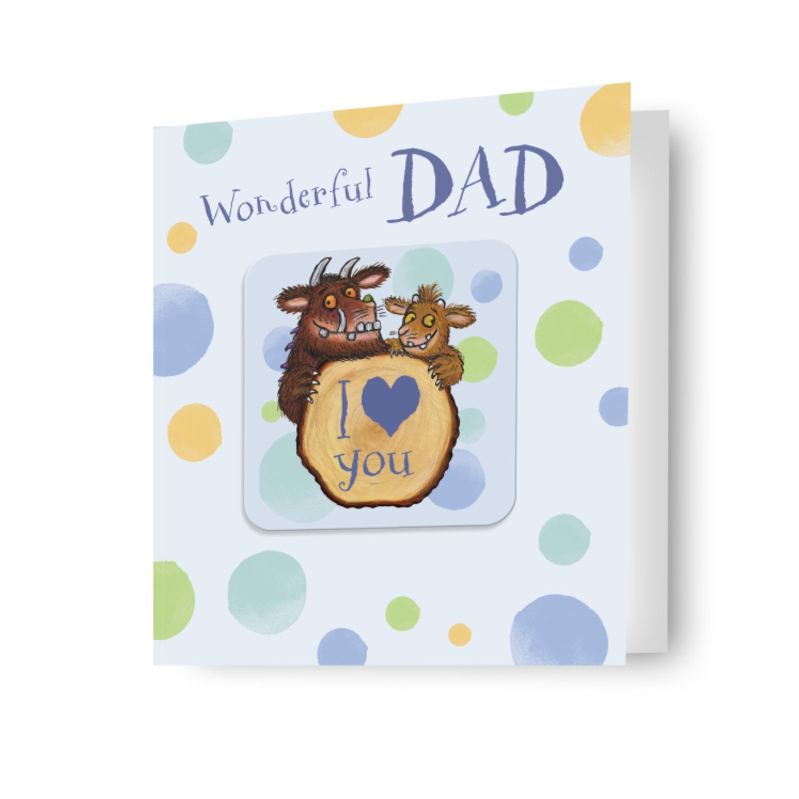 Dad Father's Day Card With Detachable Coaster Official Product
