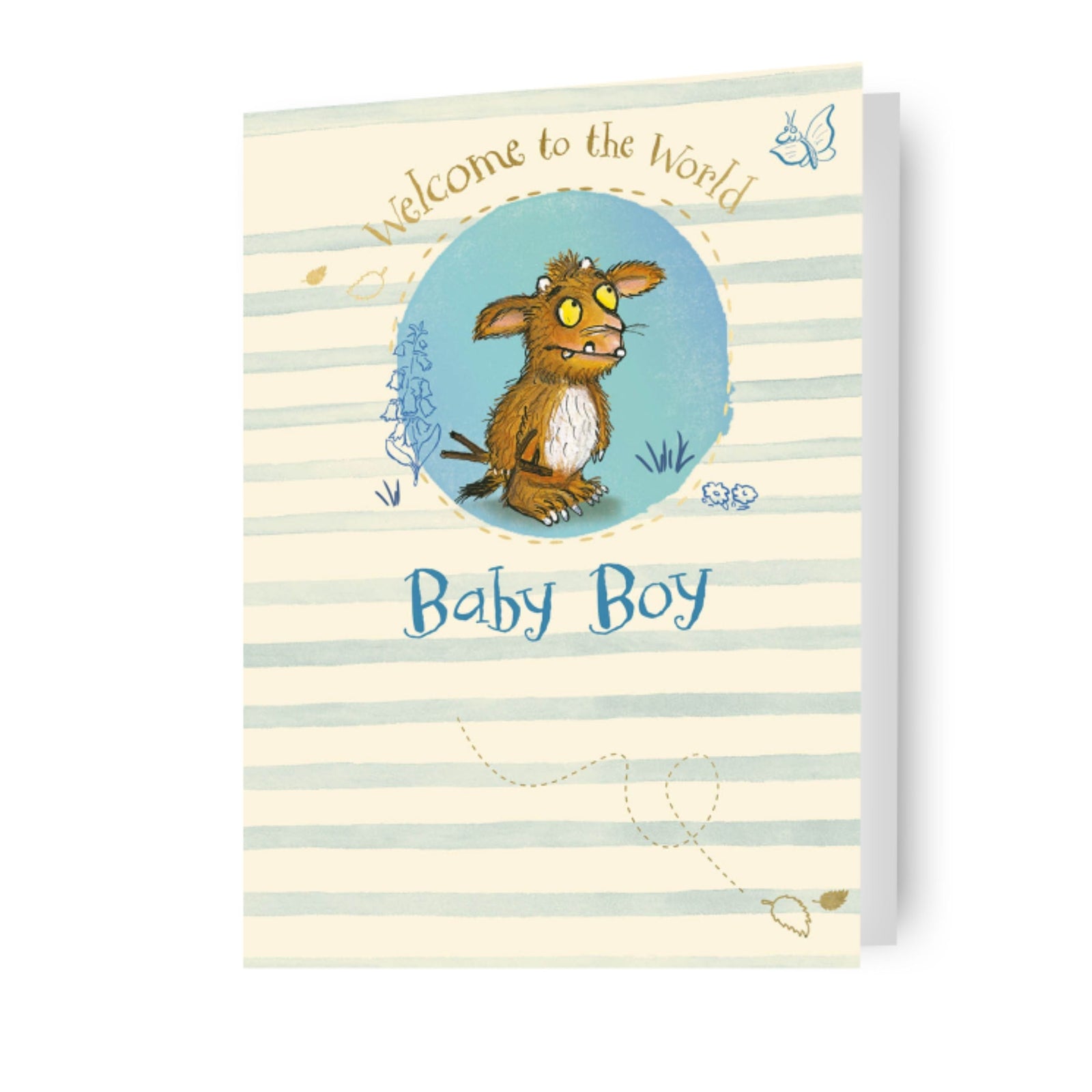 The Gruffalo New Baby Boy Card Official Product