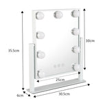 Vanity Mirror With Lights Touch Screen Control With A Usb Wire