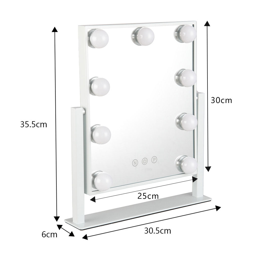 Vanity Mirror With Lights Touch Screen Control With A Usb Wire