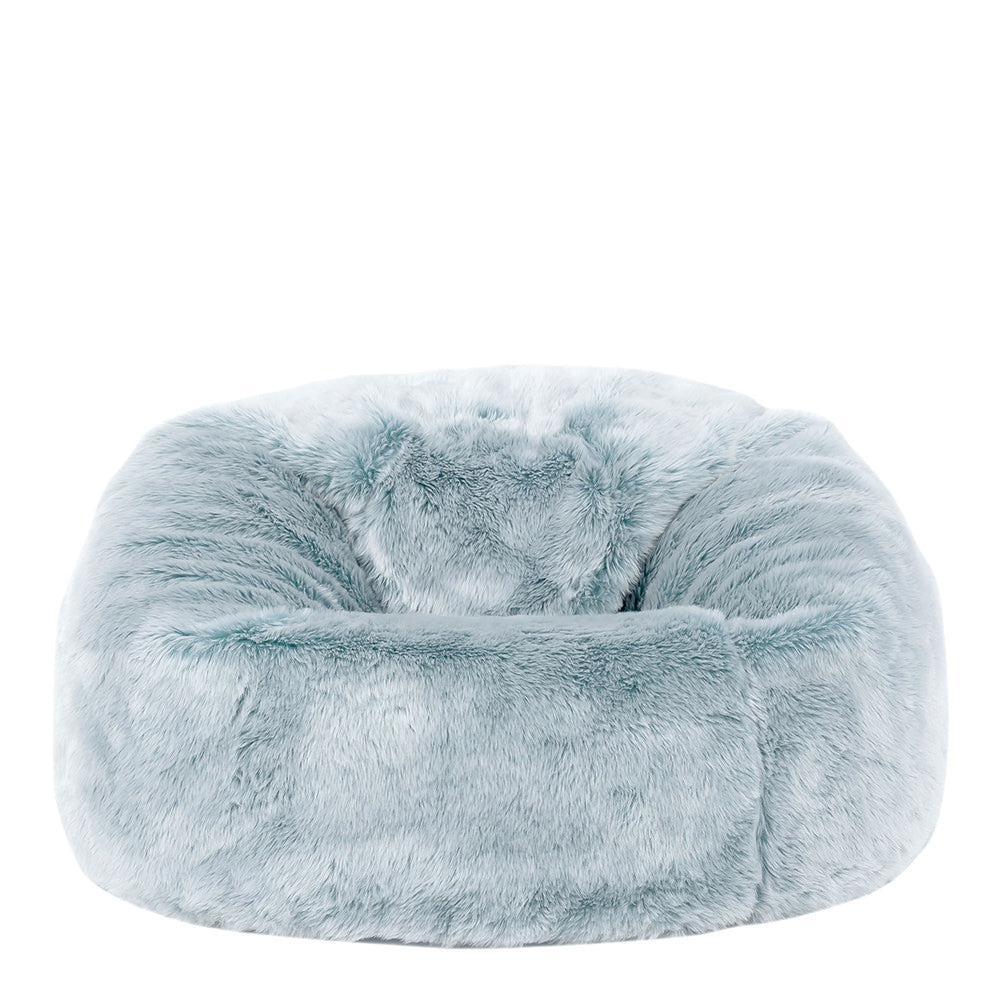 Kids Faux Fur Bean Bag Chair | Blue