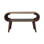 Solid Wood Open Chestnut Coffee Table