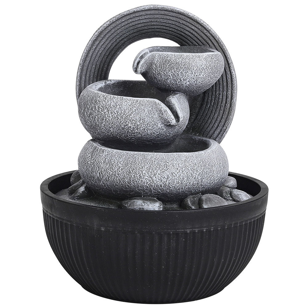 Garden Fountain Resin Water Feature With Led Light