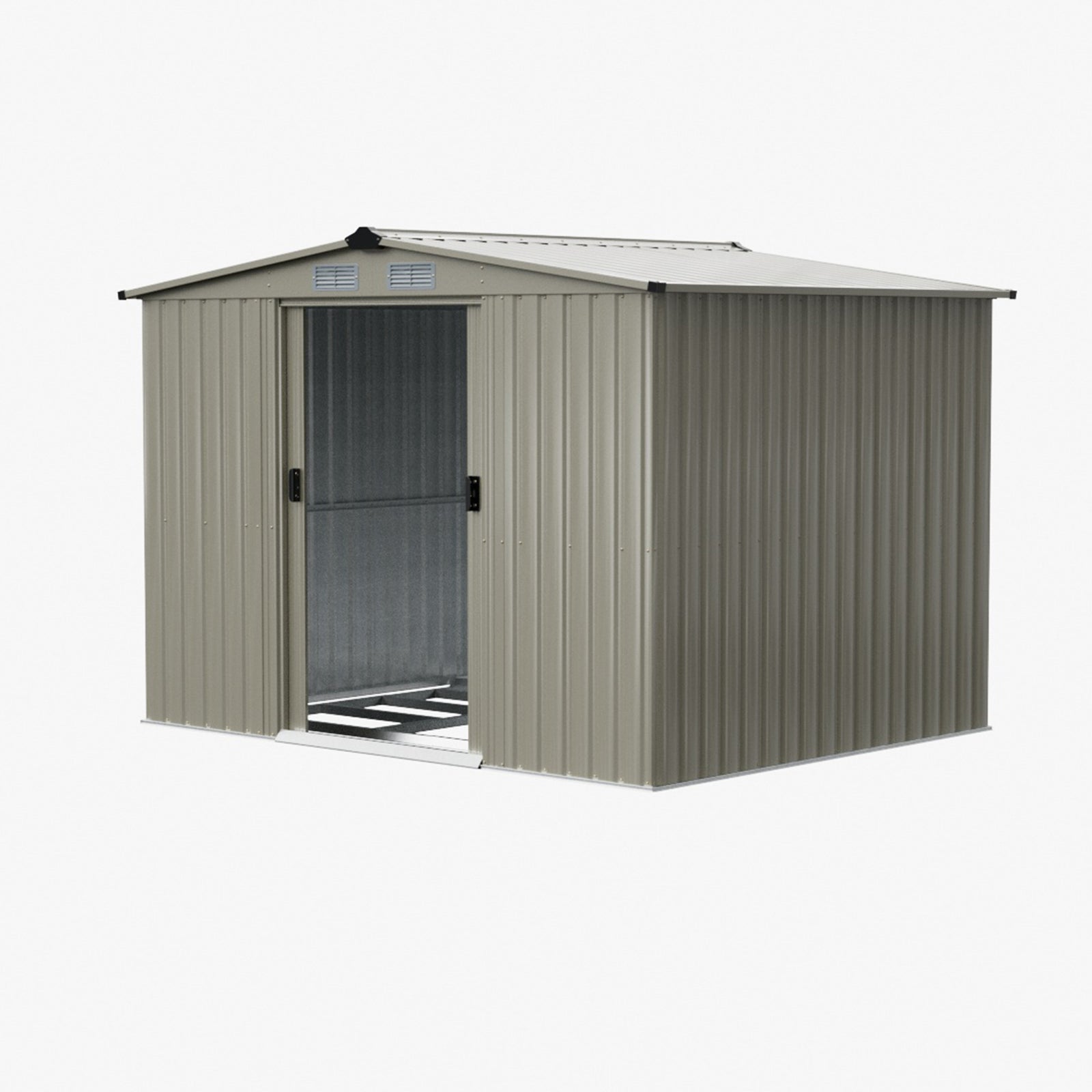 Breeins 8x6 FT Large Metal Garden Tool Storage Shed