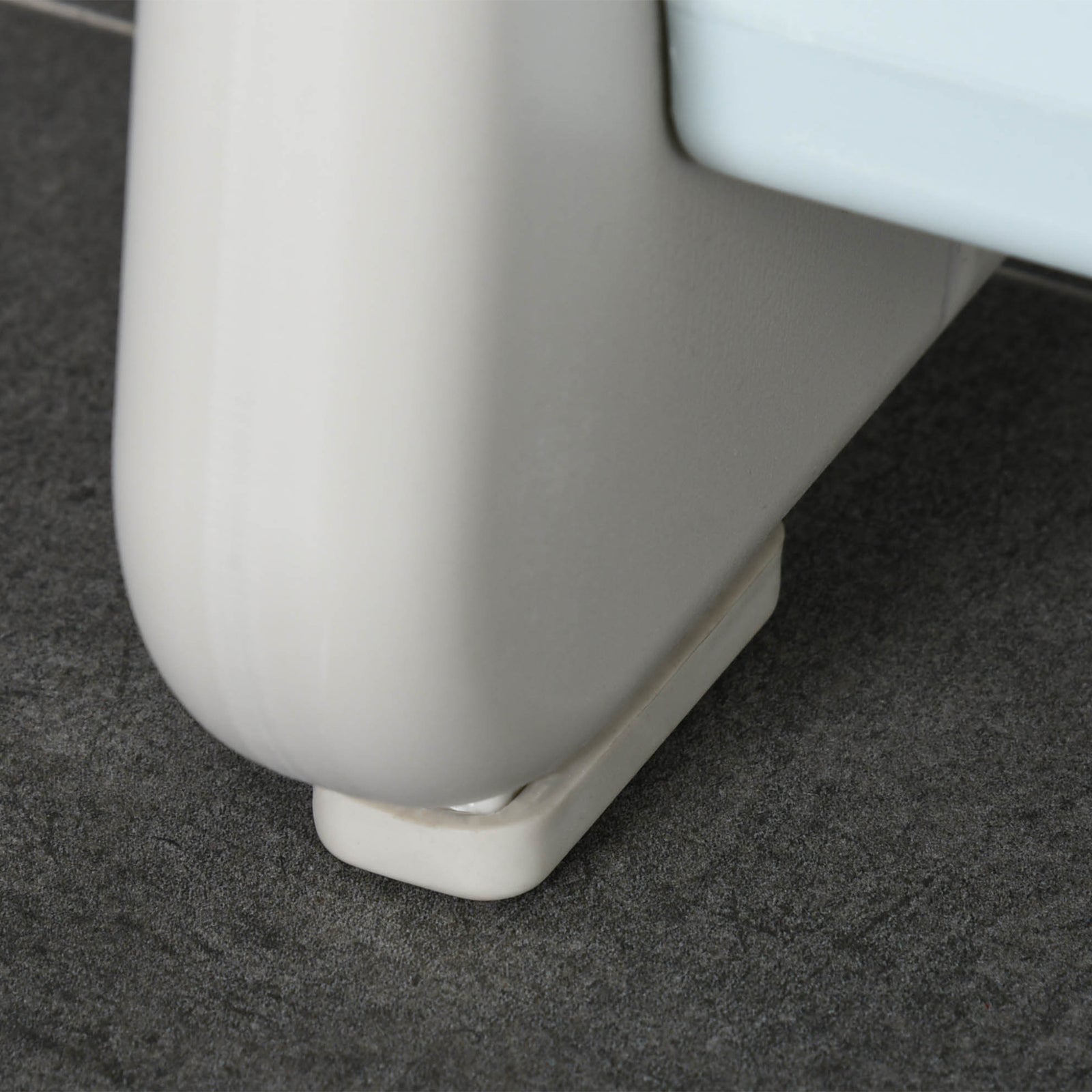 Kids Step Stool, Toddler Kitchen Helper With Handle For Bathroom, Blue And Grey