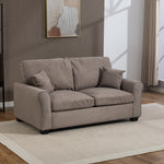 Lewiston Fabric Pull Out Sofabed | Brown