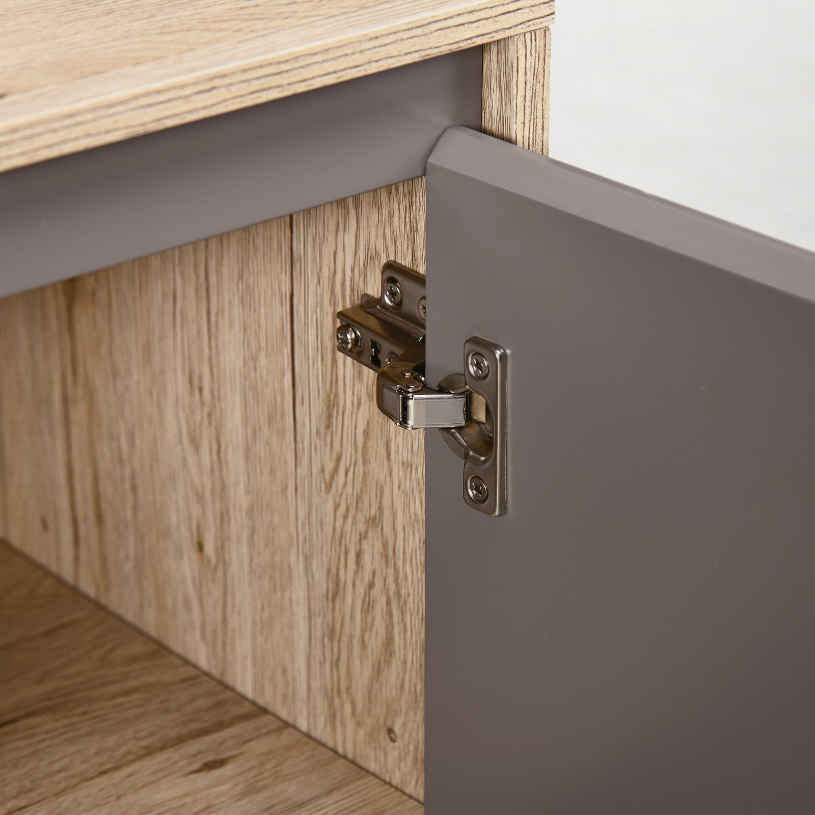 60x60cm Under-sink Storage Cabinet W/ Adjustable Shelf
