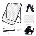 Rebounder Net Practise Football Kickback Target Goal | Black