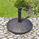 14kg Round Parasol Base Resin, Decorative
