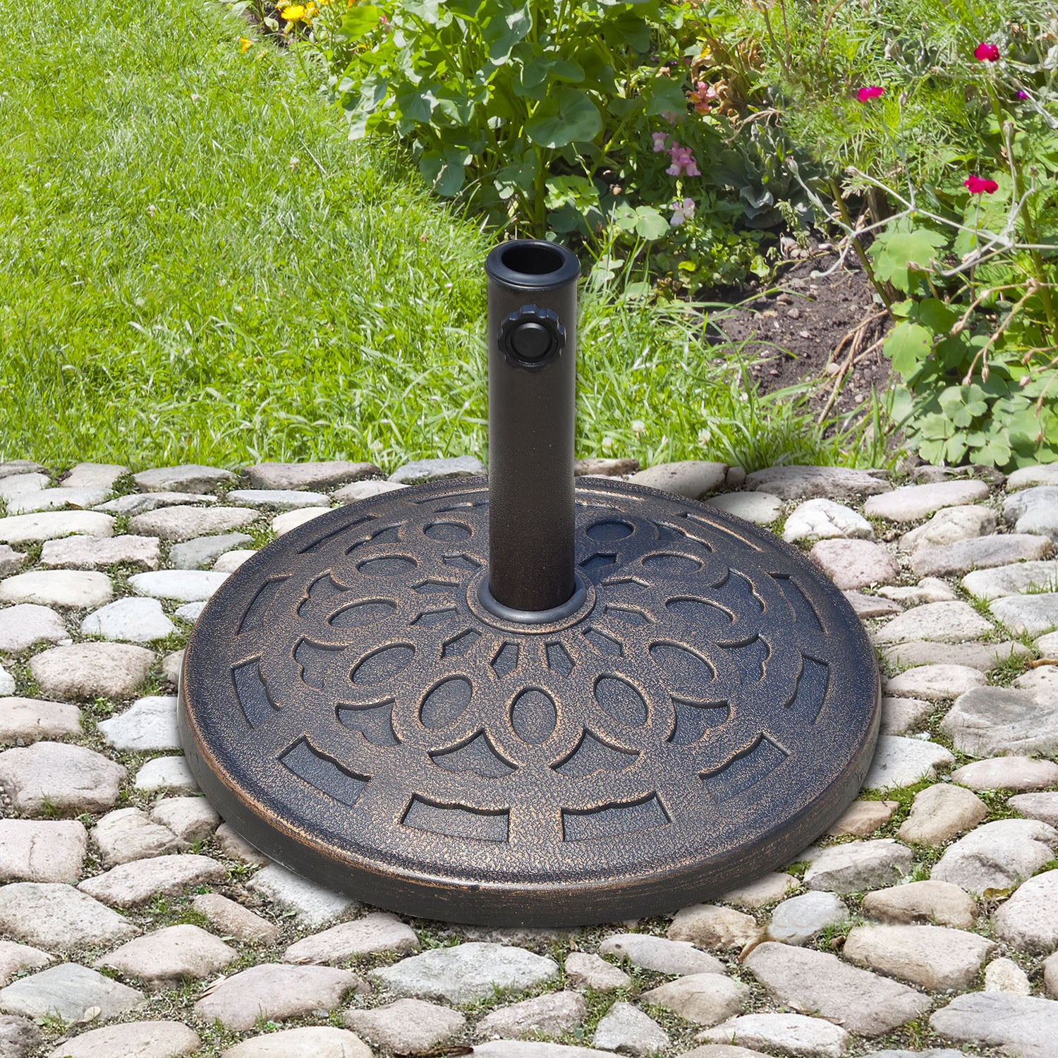 14kg Round Parasol Base Resin, Decorative