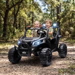 24v 2 Seater Ride On Truck Car For Big Kids With Remote | Black