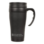 Rubber Feel 400ml Travel Mug | One Size | Black