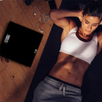 Digital Weighing Bathroom Scale Lcd Display, Automatic On/off | Black