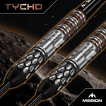 Tycho Darts - Steel Tip - 90% Tungsten | 24g | Black