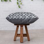 Art Deco Geometric Print Outdoor Cushion