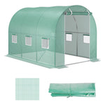 3x2x2m Greenhouse Replacement Cover - Tunnel