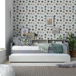 Tyler Guest Bed And Trundle With Memory Foam Mattresses | Single | Grey