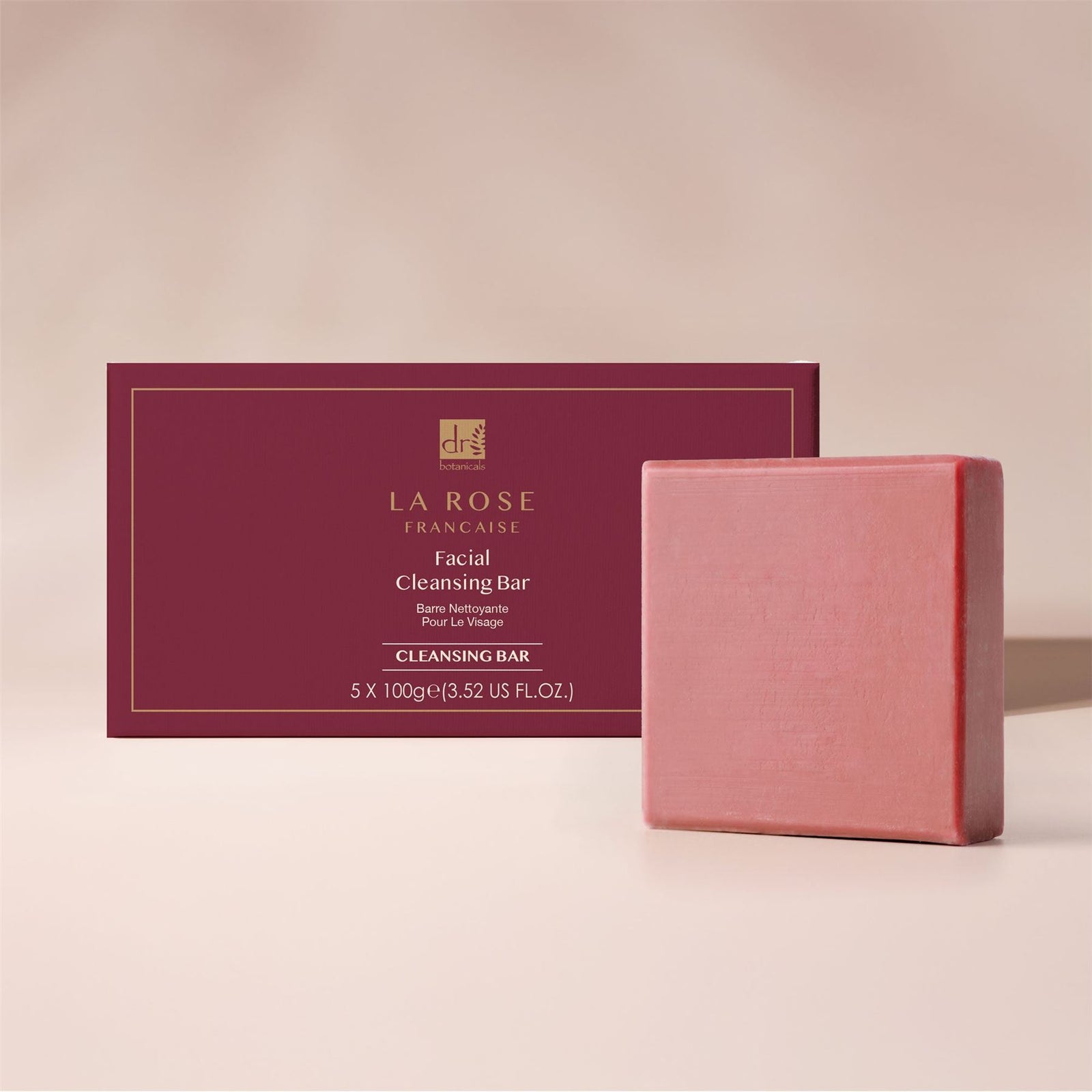 La Rose Francaise Anti-ageing Facial Cleansing Bar (pack Of 5) 100g X 5