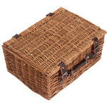 Wicker Double Steamed 40cm Picnic Basket | Brown