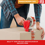 Fragile Tape 48mm X 66m Packing Tape For Parcels & Boxes | 12 Rolls