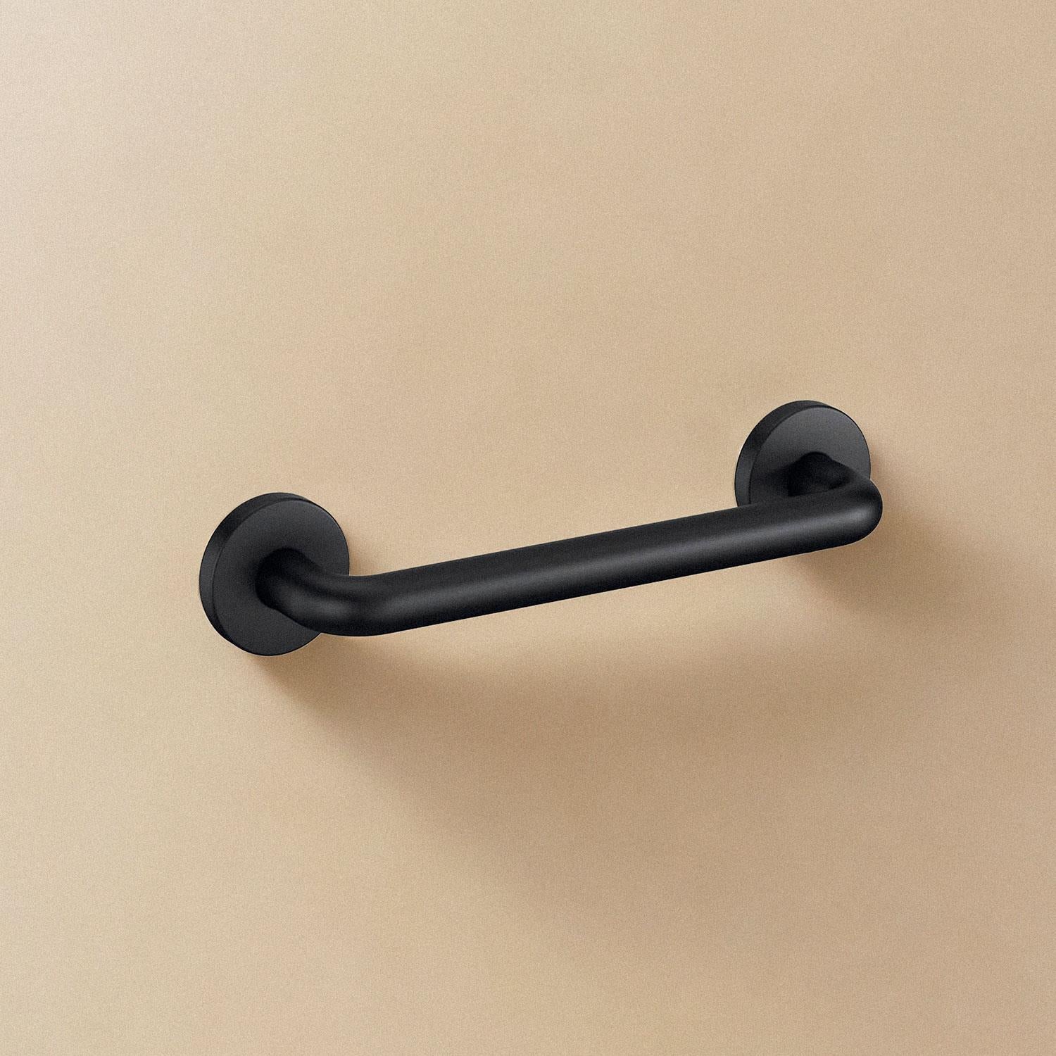 Grab Rail 30cm, Straight Matt Black, Up To 150kg, Architect S+ Collection