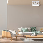 Sfera Designer Ceiling Lamp Hand Made Scandi Style Natural Wood Detail