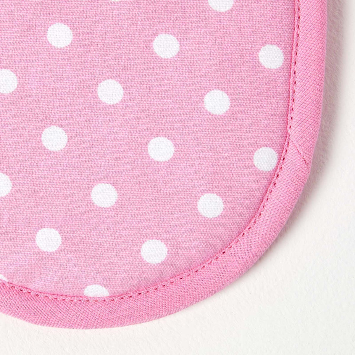 HOMESCAPES Cotton Cupcakes Pink Blue Double Oven Glove