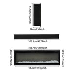 Breeins 42 Inch Electrical Fireplace With Remote