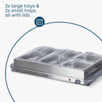 Buffet Server & Plate Warmer - 4 Tray