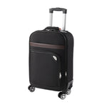 20" Softshell Expandable Suitcase With Combination Lock | Black