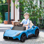 Maserati Mc20 Licensed 12v Kids Ride On Car W/ Remote | Blue