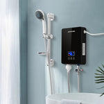 6kw Black Instant Electric Water Heater – Touch Control, Space-saving, Safe & Efficient With Shower Kit